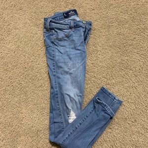 Size 3 short Jean leggings from hollister
